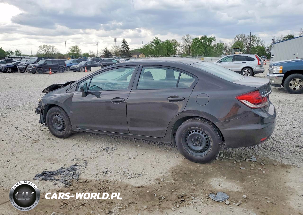 2014 Honda Civic Lx VIN:2HGFB2F55EH502834 - 2