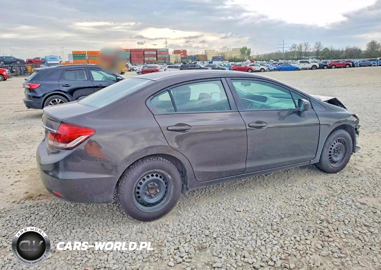 2014 Honda Civic Lx VIN:2HGFB2F55EH502834 - 3