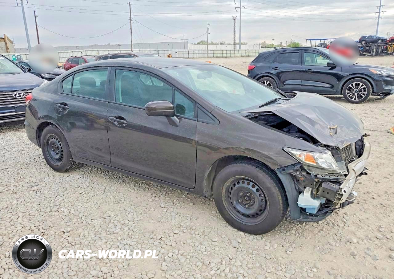 2014 Honda Civic Lx VIN:2HGFB2F55EH502834 - 4