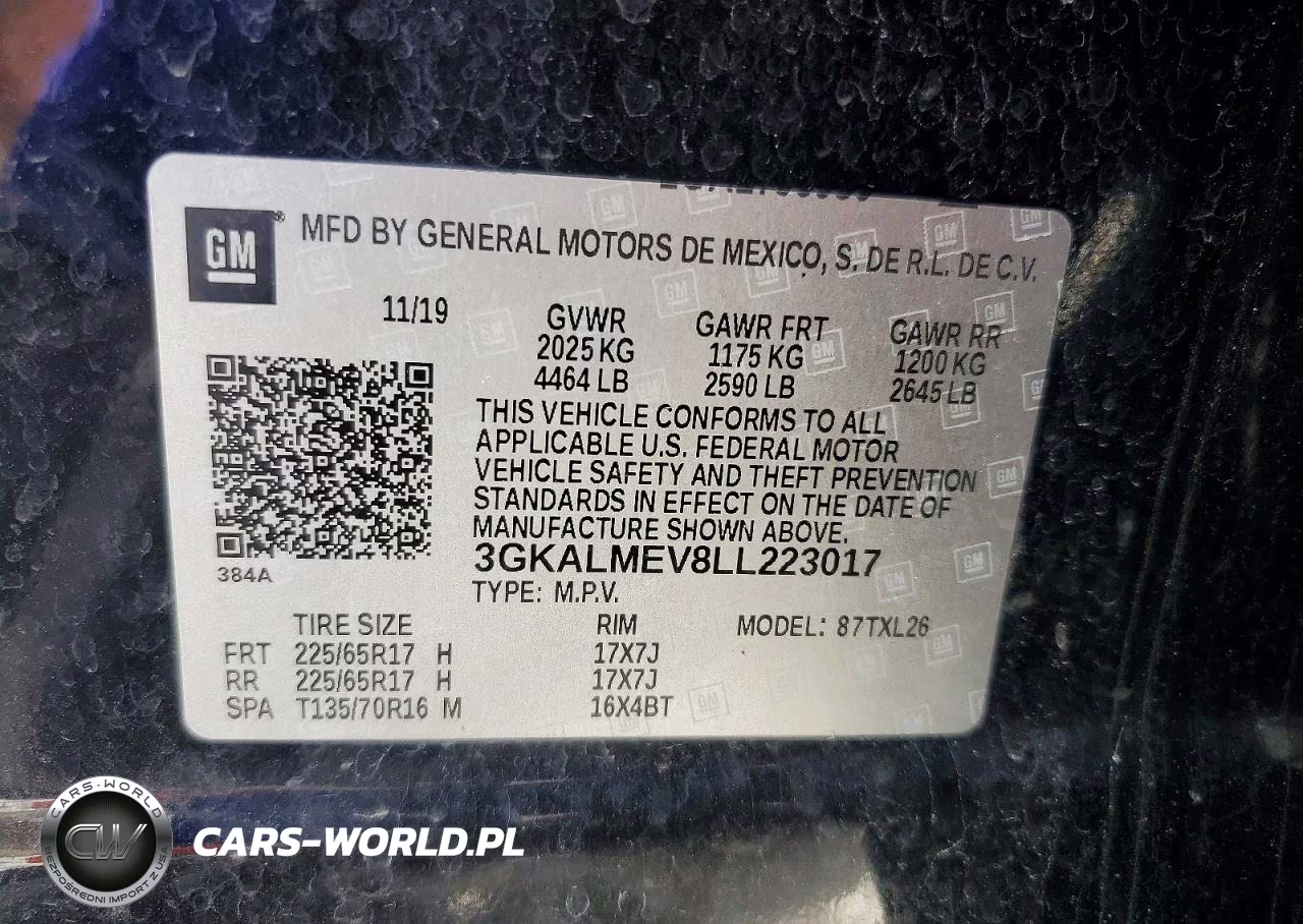 2020 GMC Terrain Sle VIN:3GKALMEV8LL223017 - 13