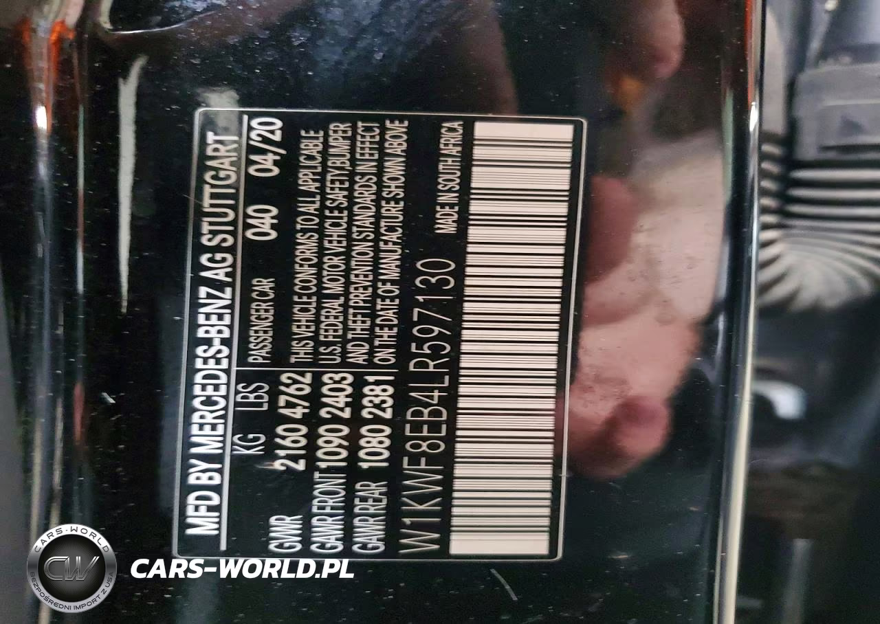 2020 Mercedes-Benz C 300 4Matic VIN:W1KWF8EB4LR597130 - 13
