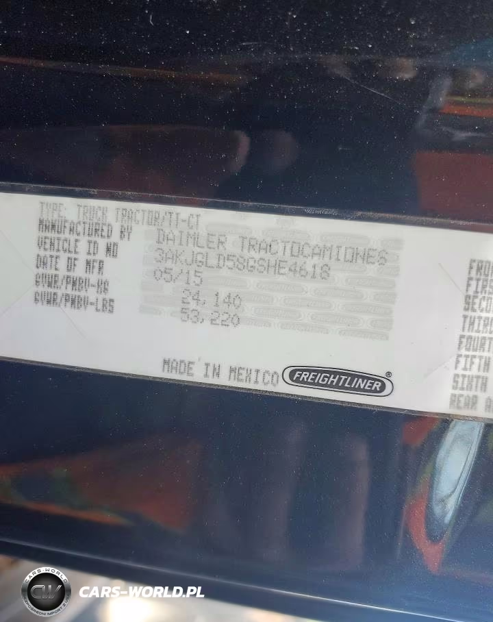 2016 Freightliner Cascadia 125 VIN:3AKJGLD58GSHE4618 - 10