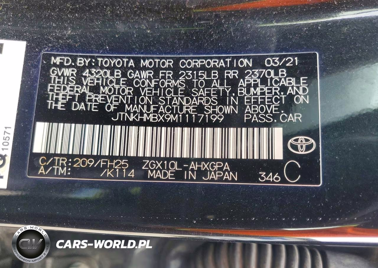2021 Toyota C-Hr Nightshade VIN:JTNKHMBX9M1117199 - 14