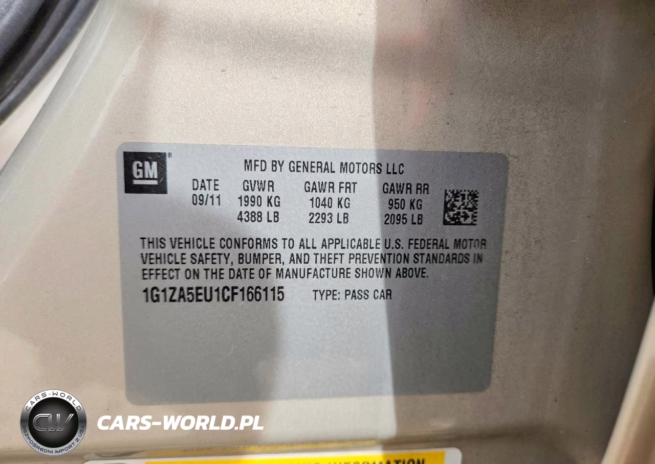 2012 Chevrolet Malibu Ls VIN:1G1ZA5EU1CF166115 - 13