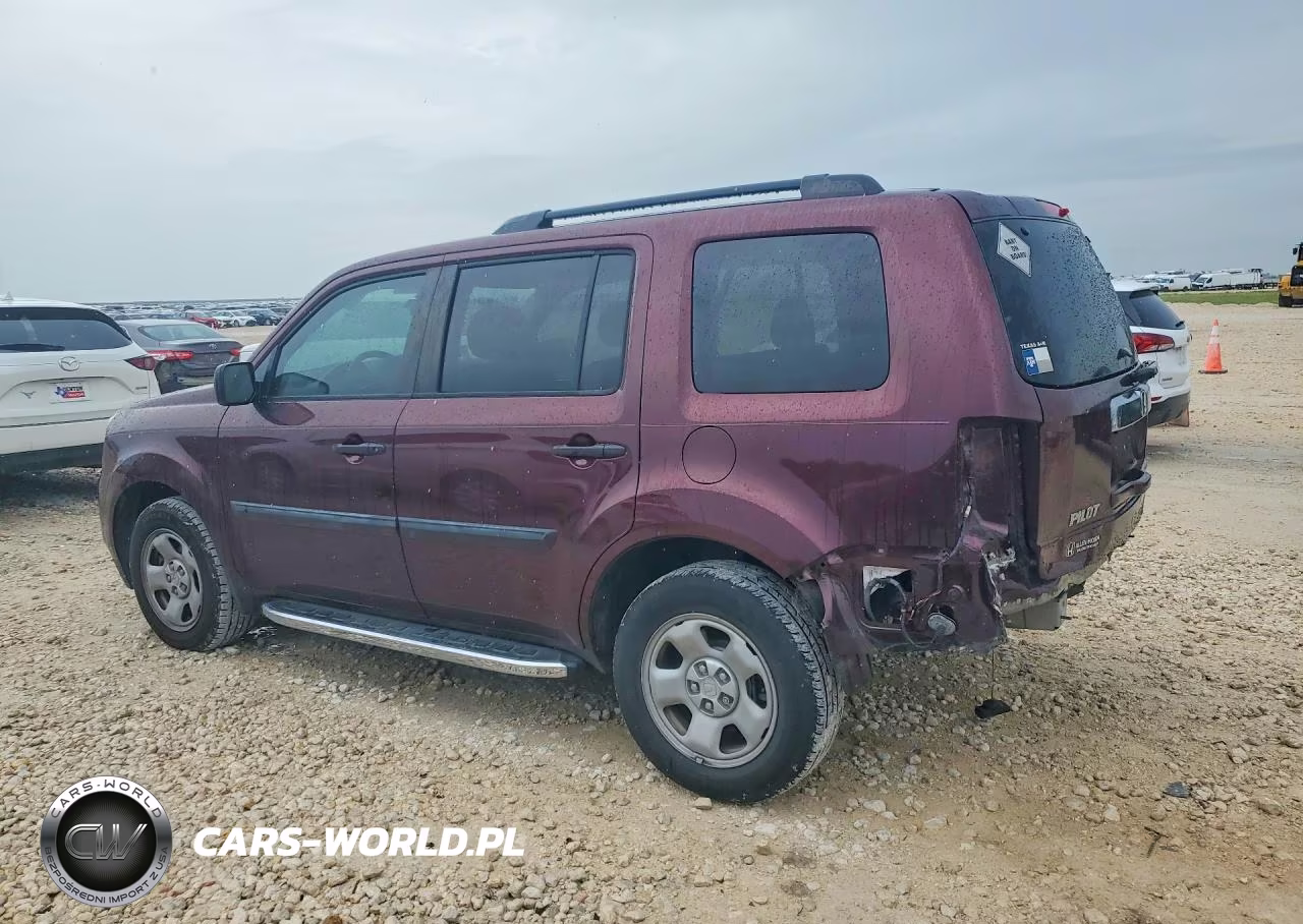 2015 Honda Pilot Lx VIN:5FNYF3H23FB029656 - 2