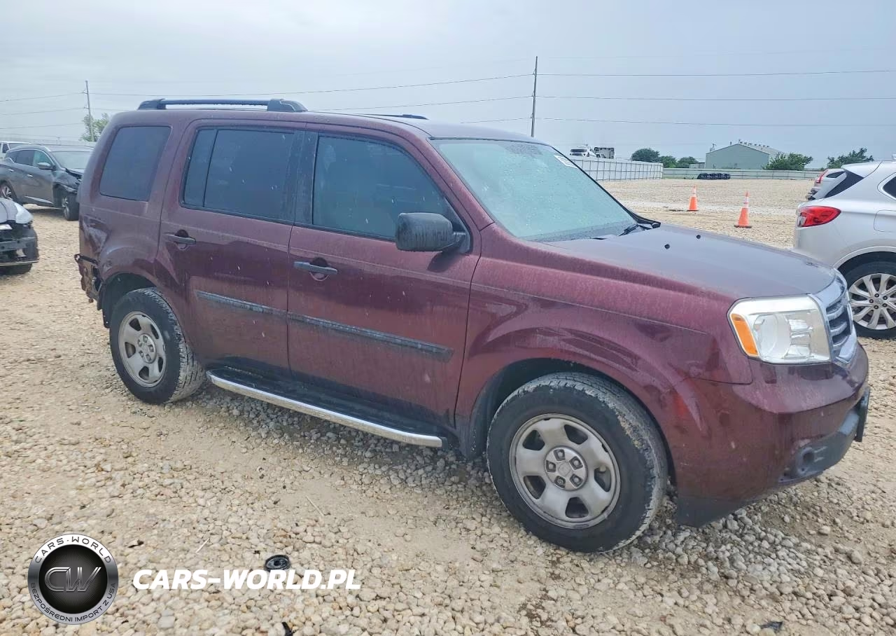 2015 Honda Pilot Lx VIN:5FNYF3H23FB029656 - 4