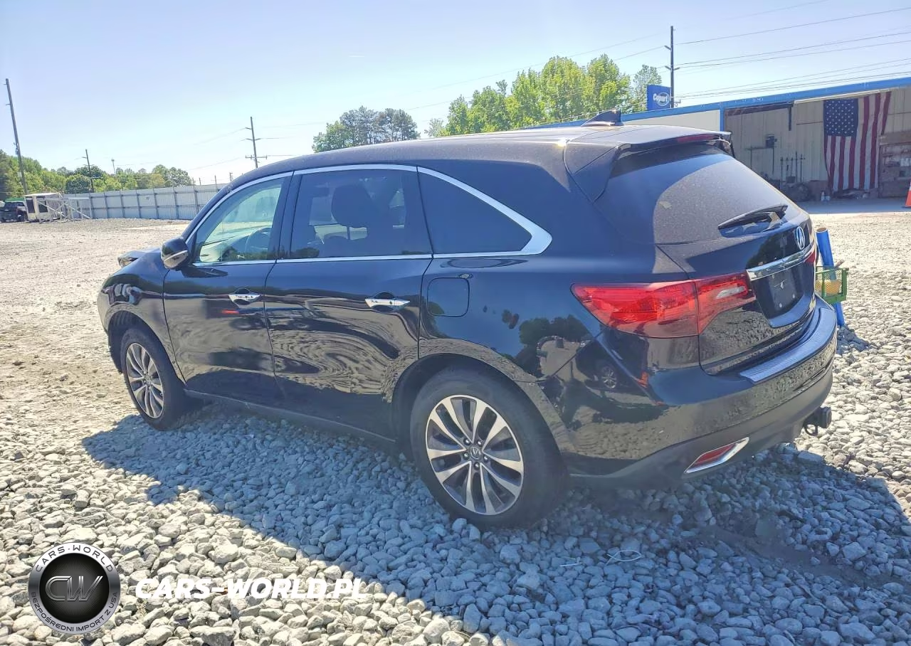 2016 Acura Mdx Technology VIN:5FRYD4H49GB021607 - 2