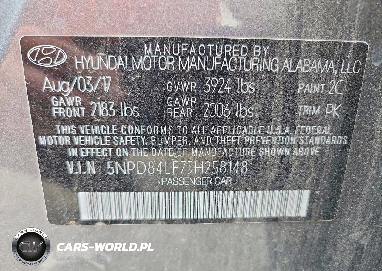 2018 Hyundai Elantra Sel VIN:5NPD84LF7JH258148 - 12
