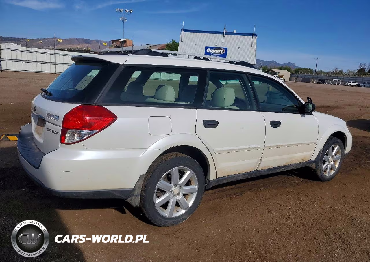 2008 Subaru Outback 2.5I VIN:4S4BP61C687361117 - 3