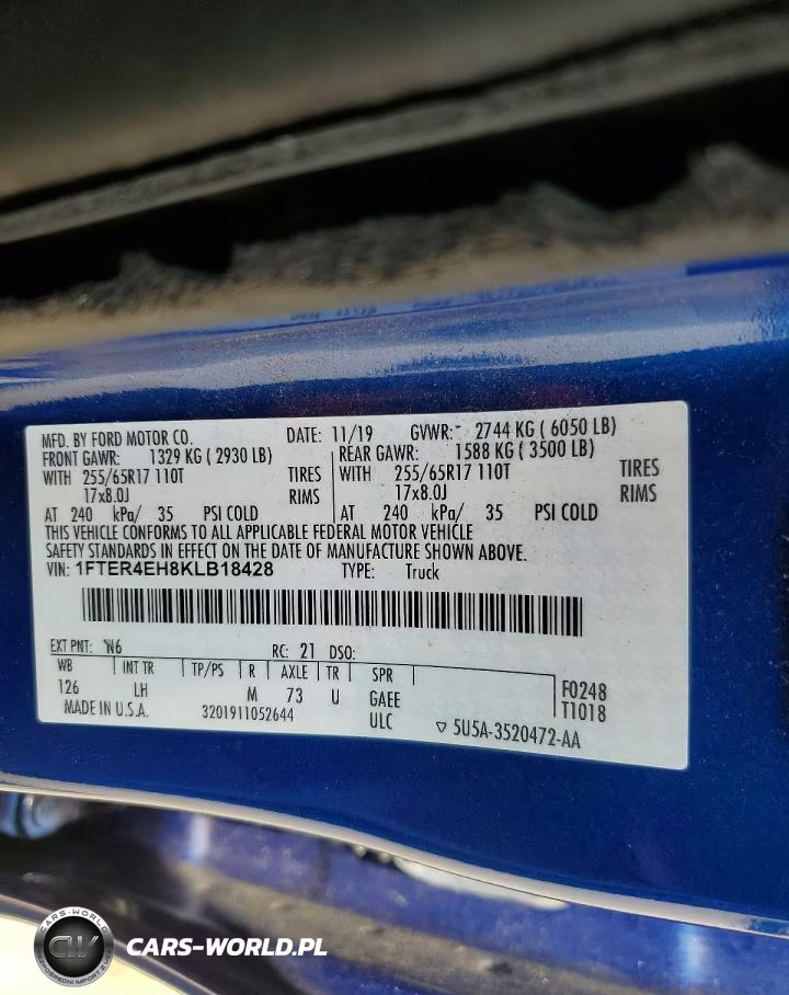 2019 Ford Ranger Xl VIN:1FTER4EH8KLB18428 - 12