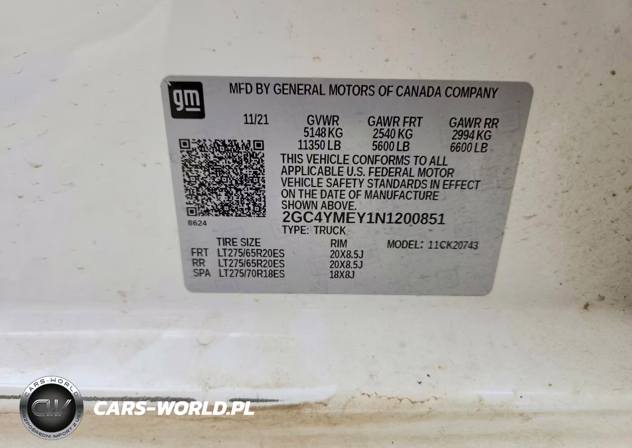 2022 Chevrolet Silverado K2500 Custom VIN:2GC4YMEY1N1200851 - 12