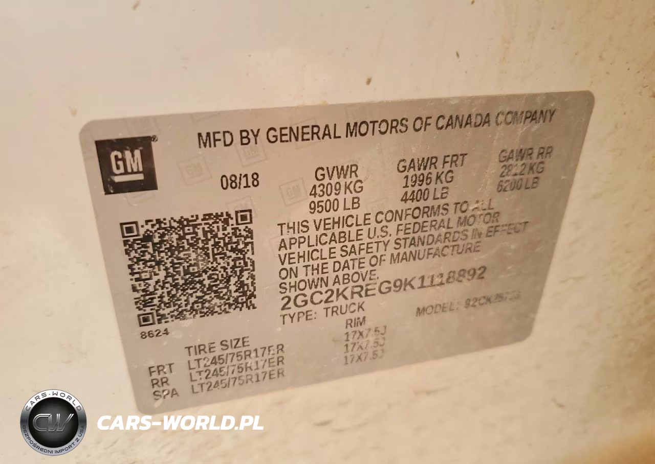 2019 Chevrolet Silverado K2500 Heavy Duty VIN:2GC2KREG9K1118892 - 12