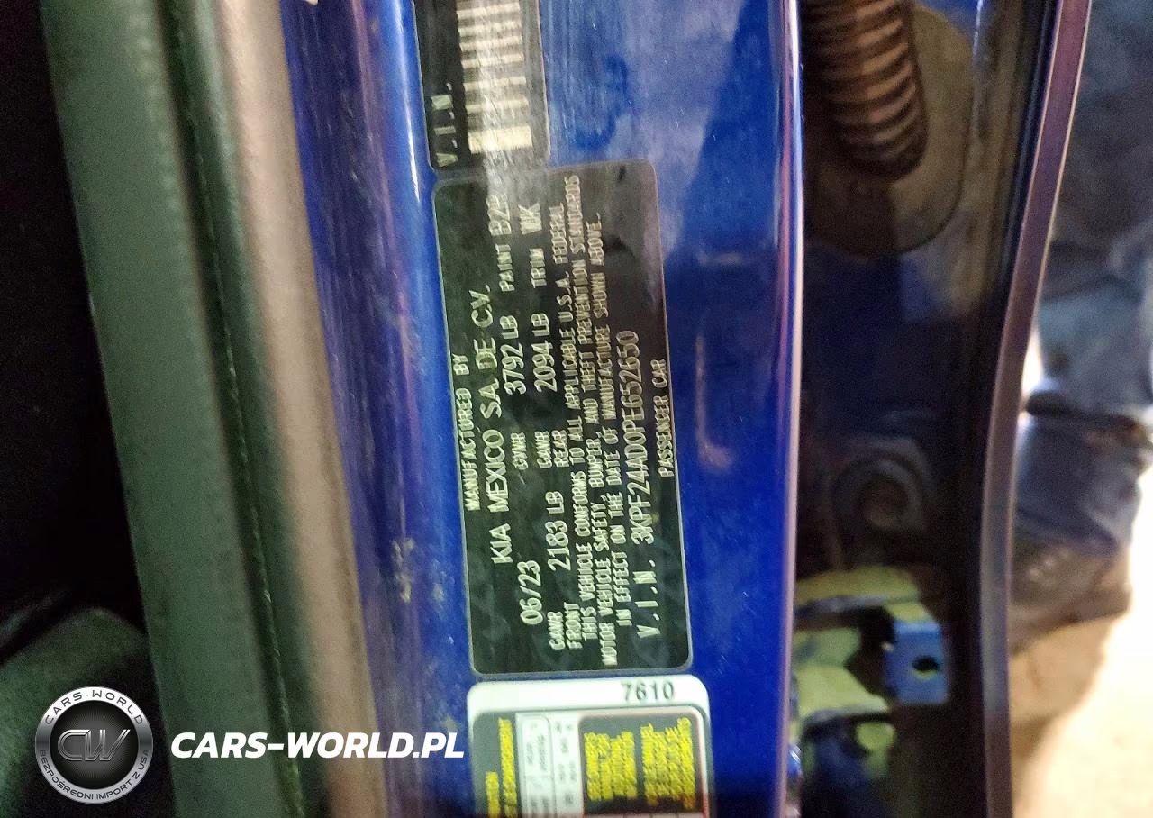 2023 Kia Forte Lxs VIN:3KPF24AD0PE652650 - 12