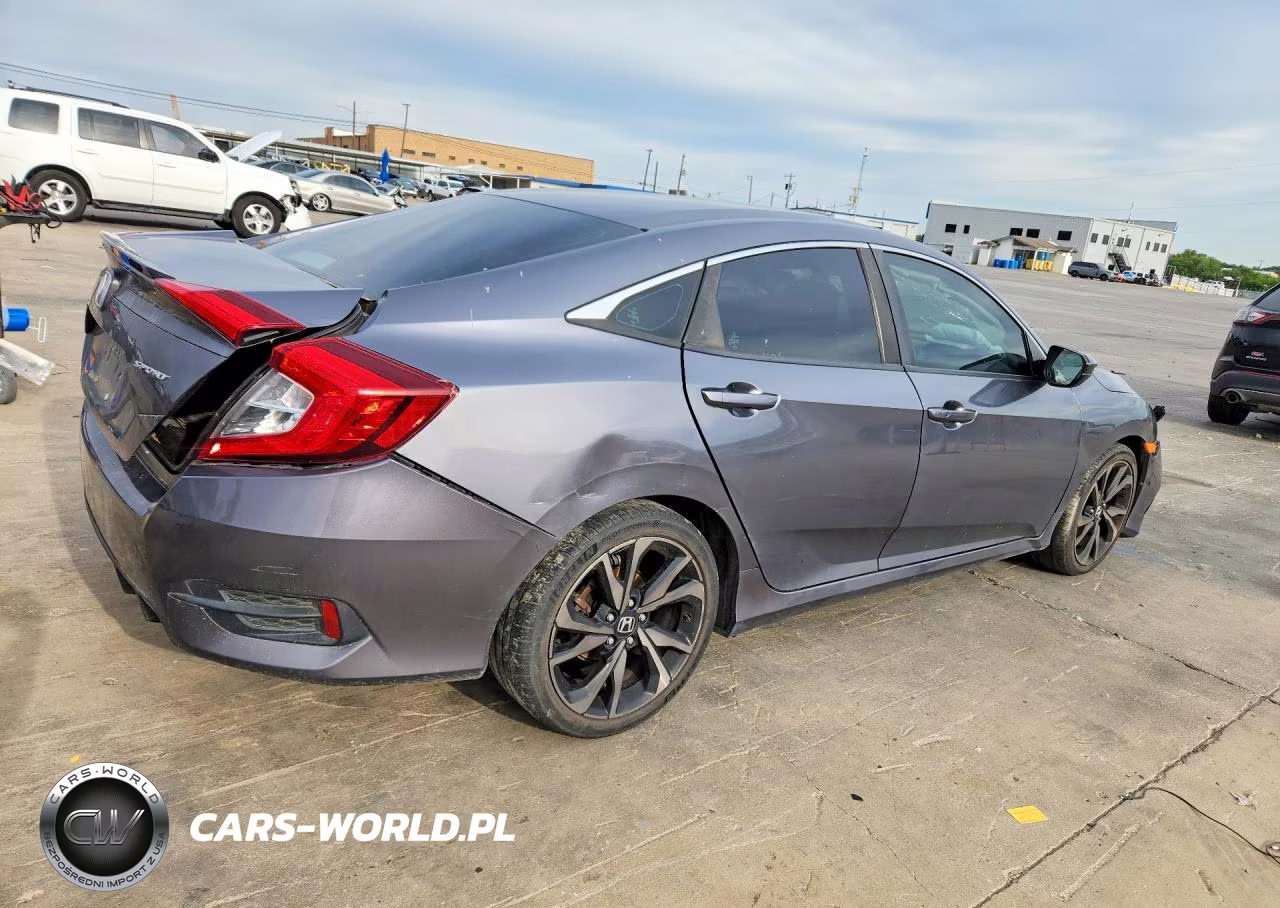 2020 Honda Civic Sport VIN:2HGFC2F8XLH591157 - 3