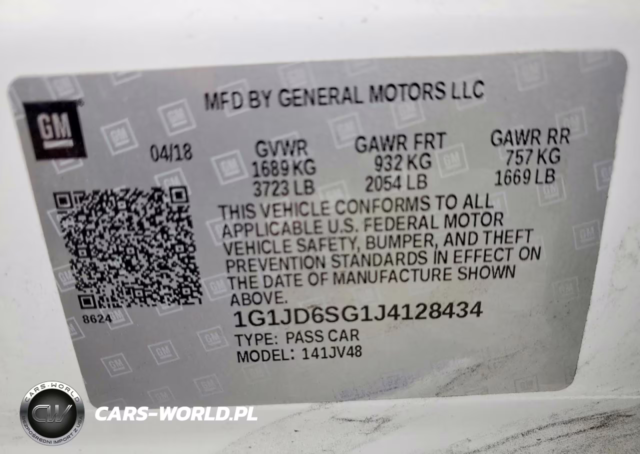 2018 Chevrolet Sonic Lt VIN:1G1JD6SG1J4128434 - 13