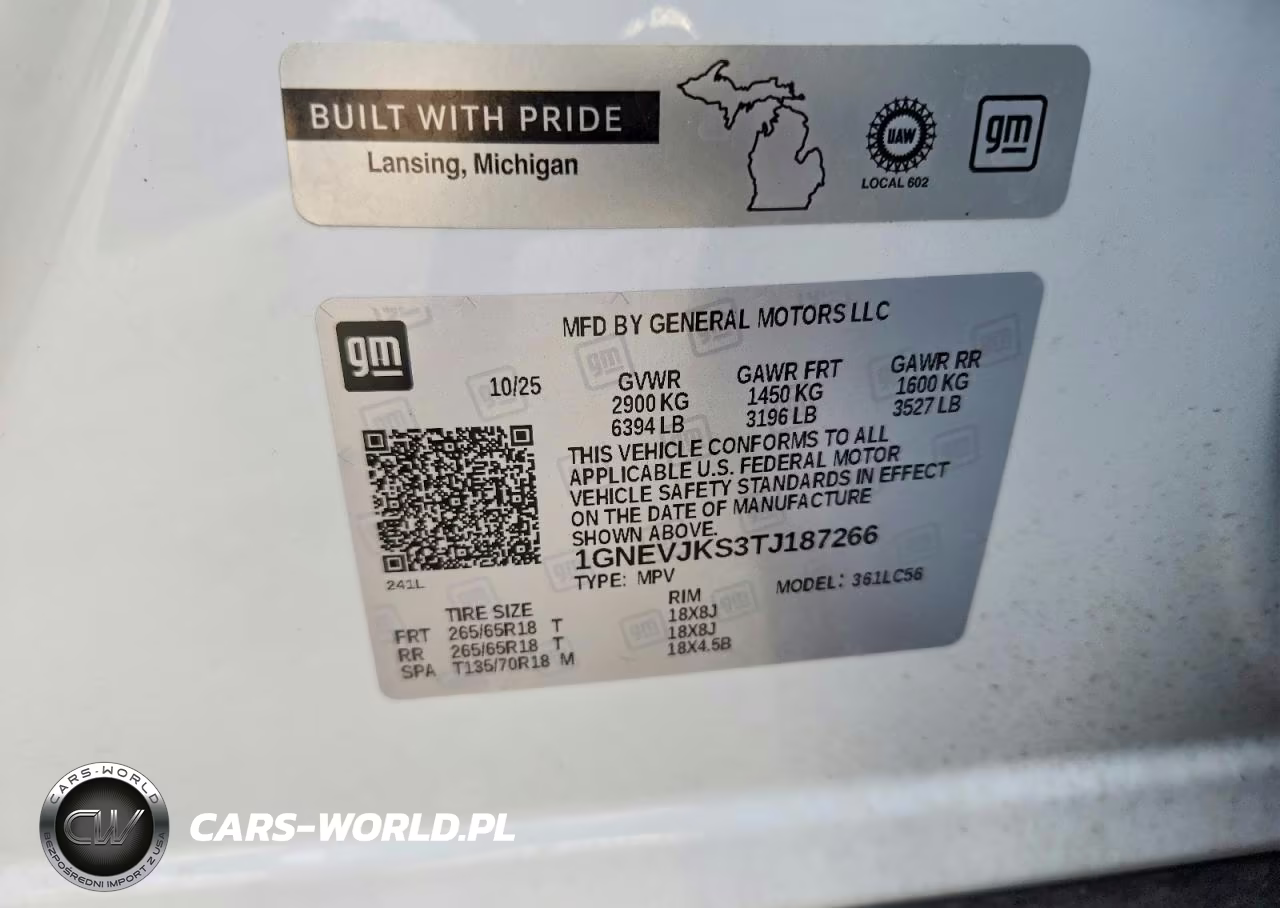 2026 Chevrolet Traverse Z71 VIN:1GNEVJKS3TJ187266 - 13