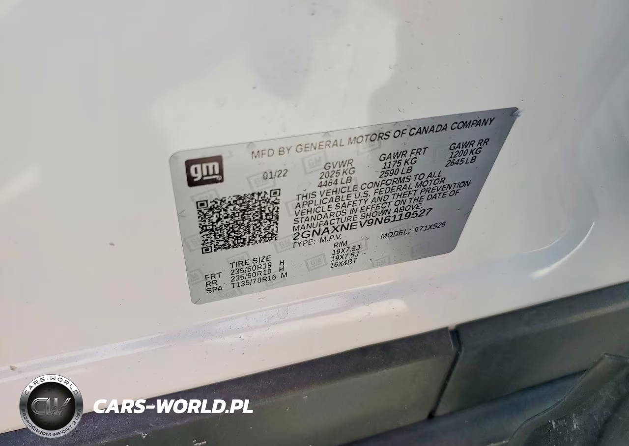 2022 Chevrolet Equinox Premier VIN:2GNAXNEV9N6119527 - 13
