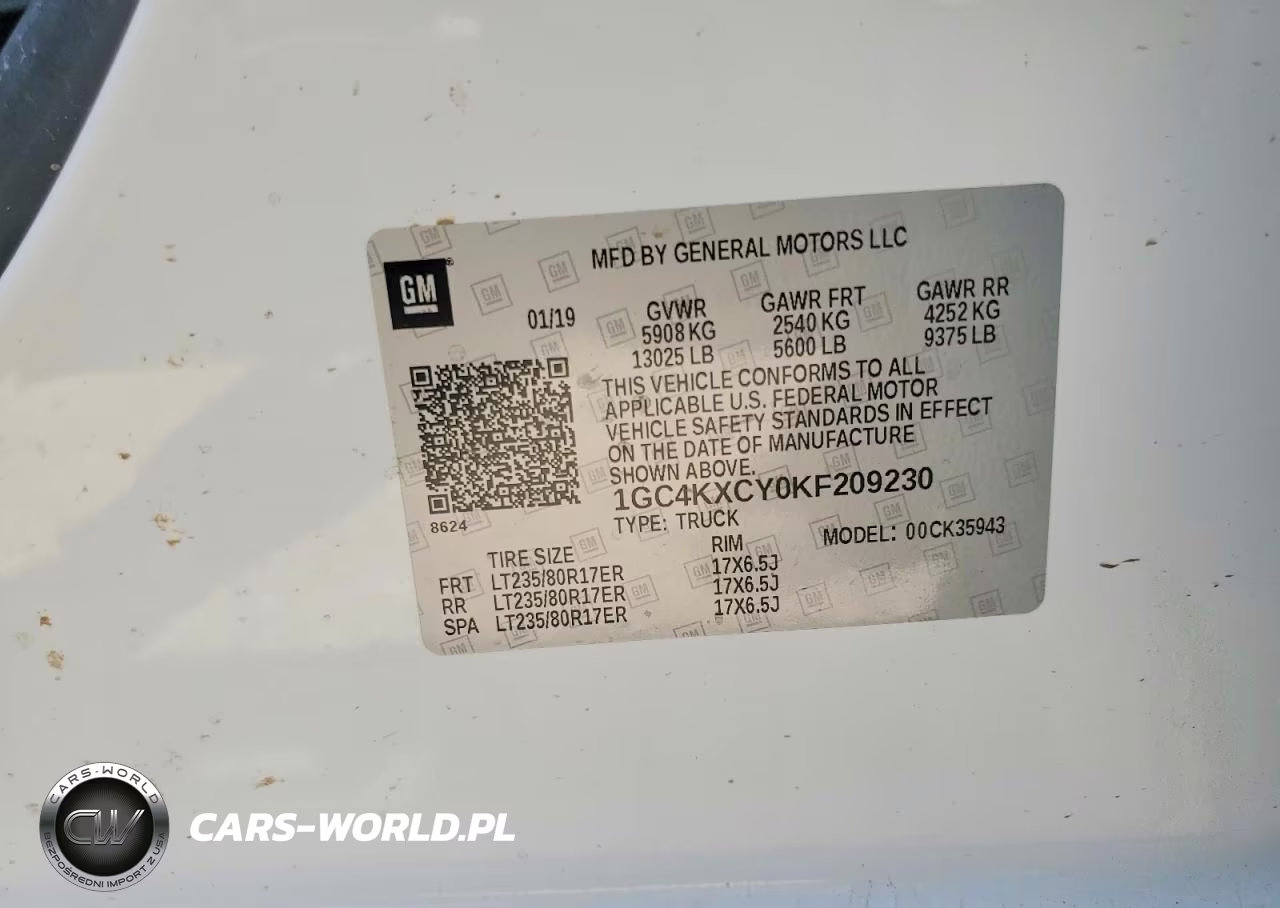 2019 Chevrolet Silverado K3500 Ltz VIN:1GC4KXCY0KF209230 - 13