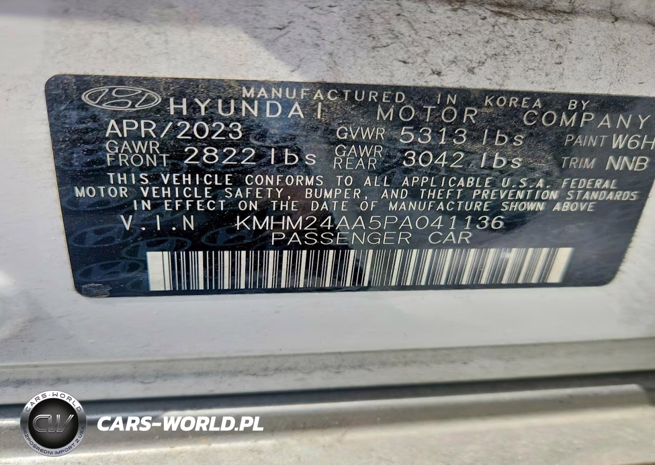 2023 Hyundai Ioniq 6 Se VIN:KMHM24AA5PA041136 - 12