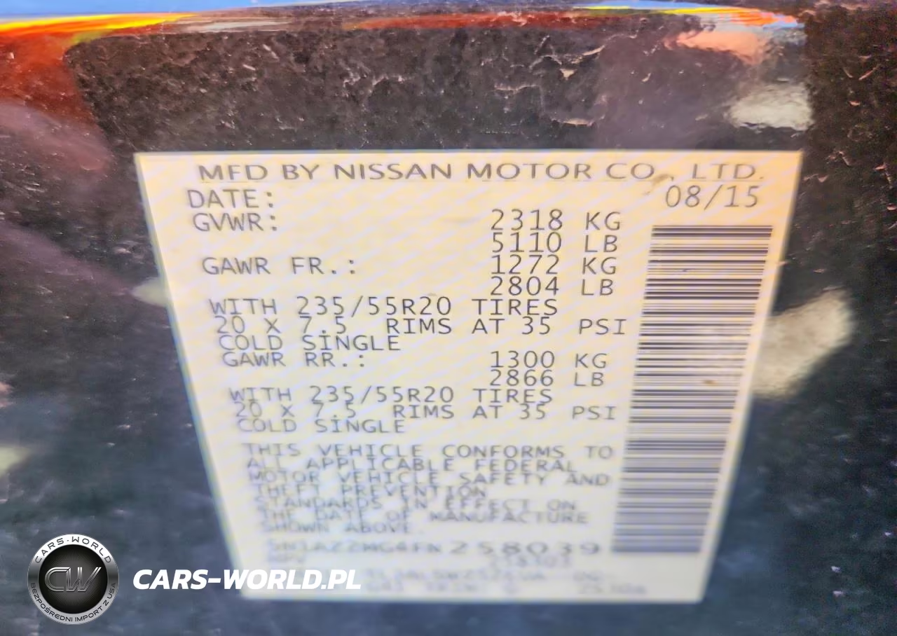 2015 Nissan Murano Platinum VIN:5N1AZ2MG4FN258039 - 12