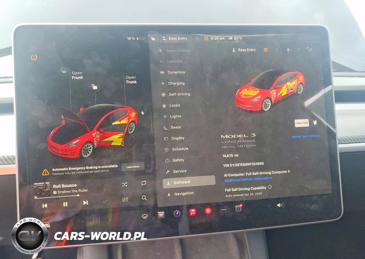2022 Tesla Model 3 VIN:5YJ3E1EB8NF354985 - 9