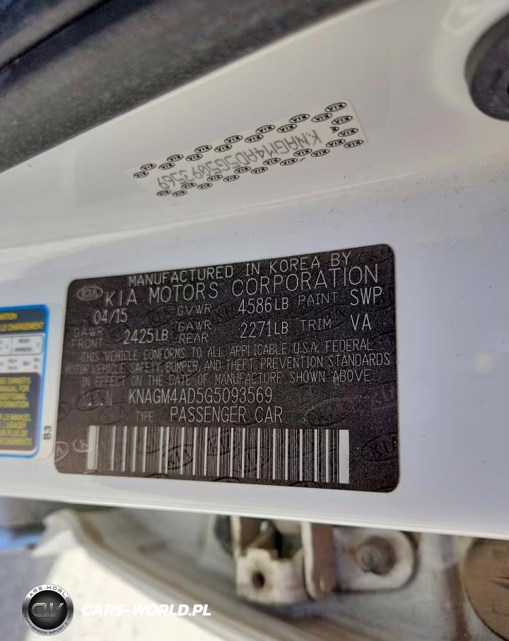 2016 Kia Optima Hybrid VIN:KNAGM4AD5G5093569 - 12