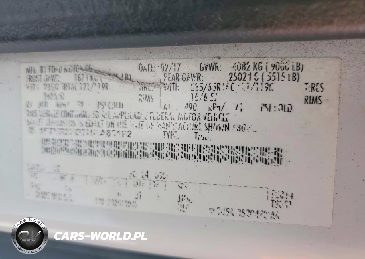 2017 Ford Transit T-250 VIN:1FTYR2XG7HKA65192 - 13