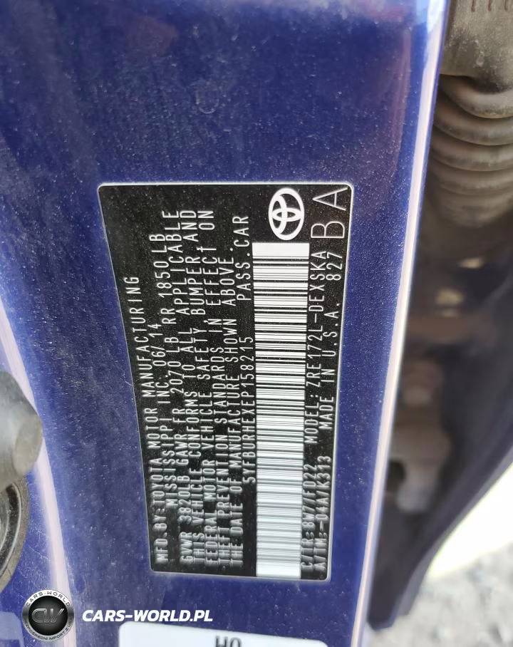2014 Toyota Corolla L VIN:5YFBURHEXEP158215 - 12