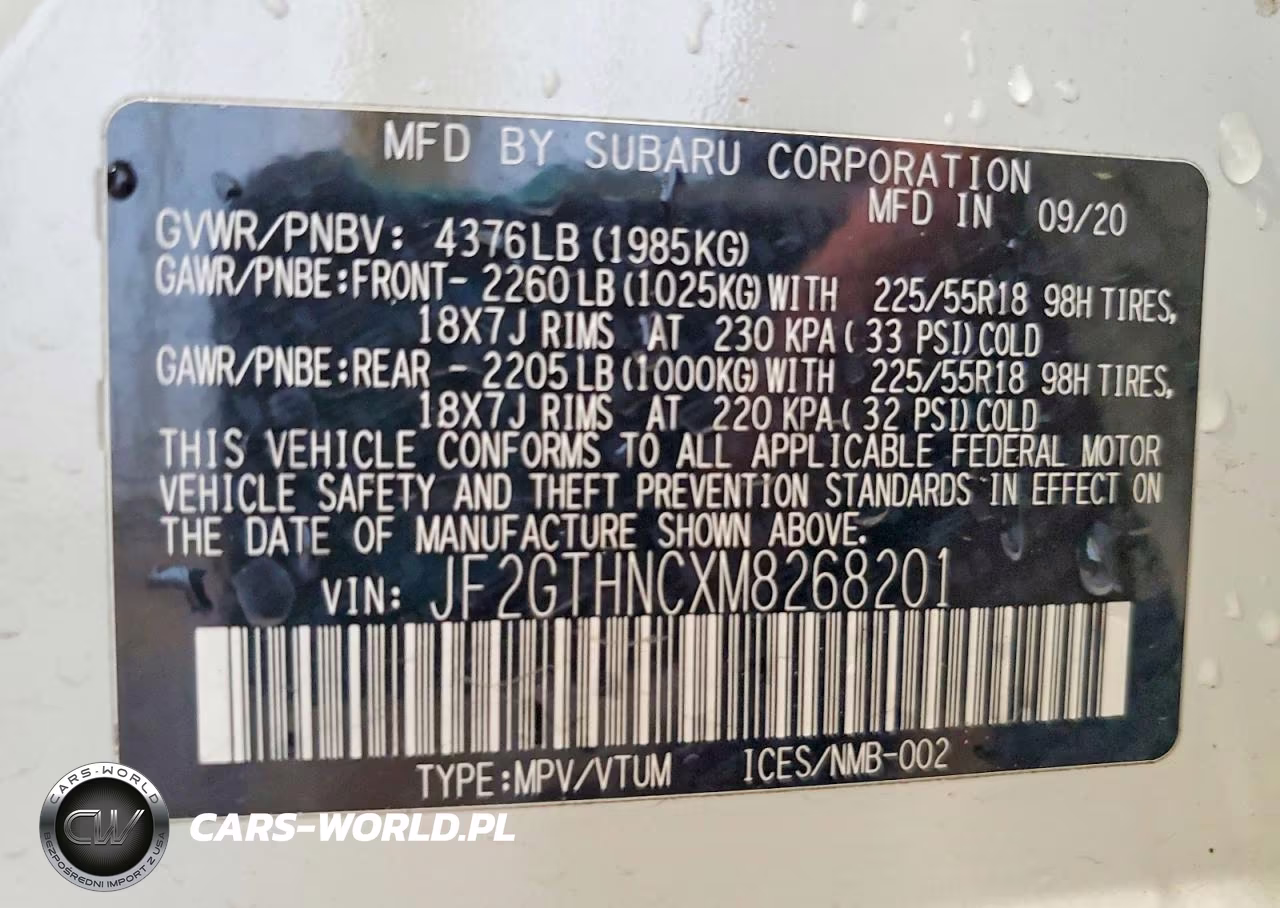 2021 Subaru Crosstrek Limited VIN:JF2GTHNCXM8268201 - 14