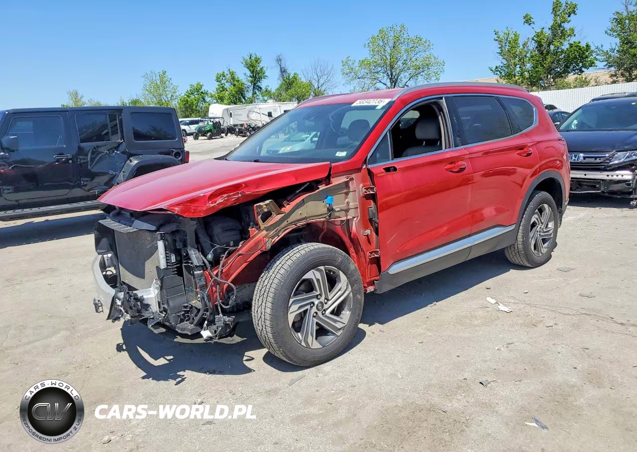 2021 Hyundai Santa Fe Sel VIN:5NMS2DAJ1MH359655 - 1