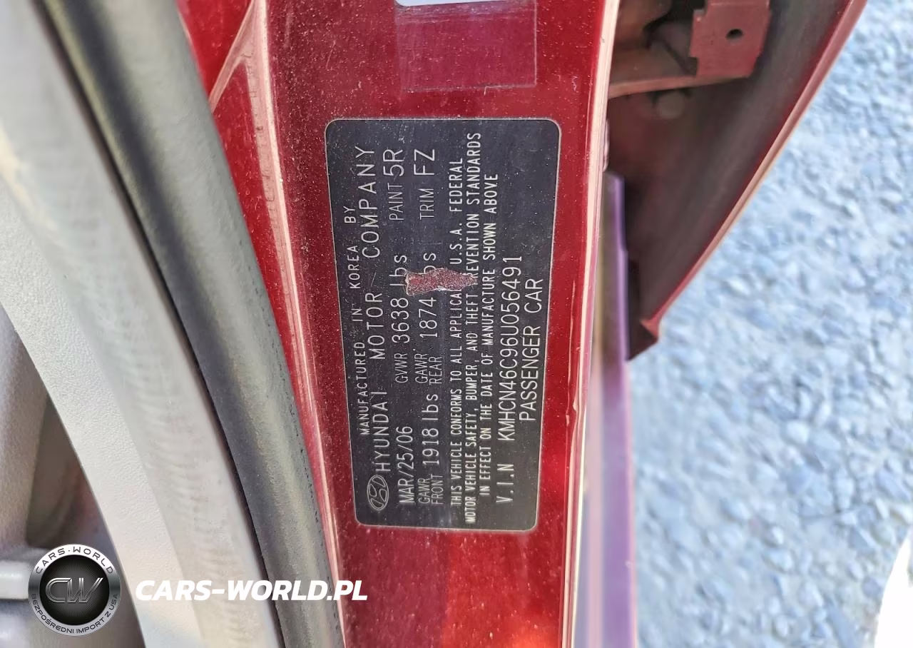 2006 Hyundai Accent Gls VIN:KMHCN46C96U056491 - 12