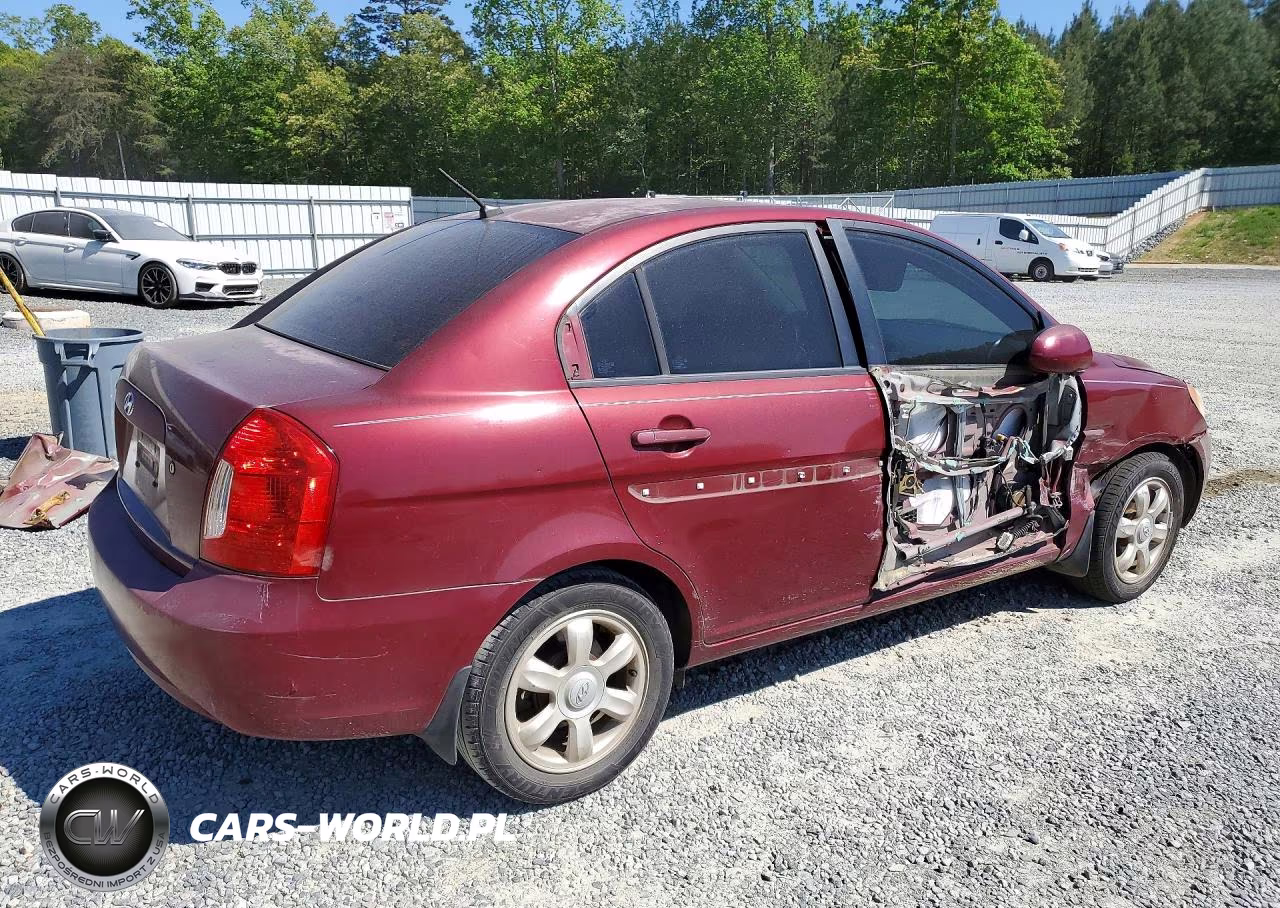 2006 Hyundai Accent Gls VIN:KMHCN46C96U056491 - 3