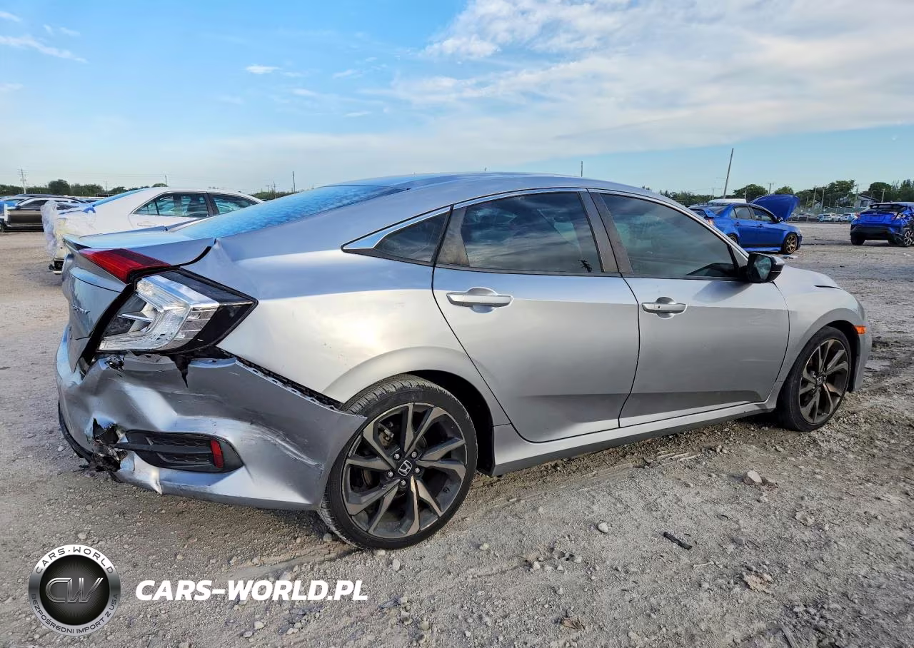 2020 Honda Civic Sport VIN:2HGFC2F86LH589969 - 3