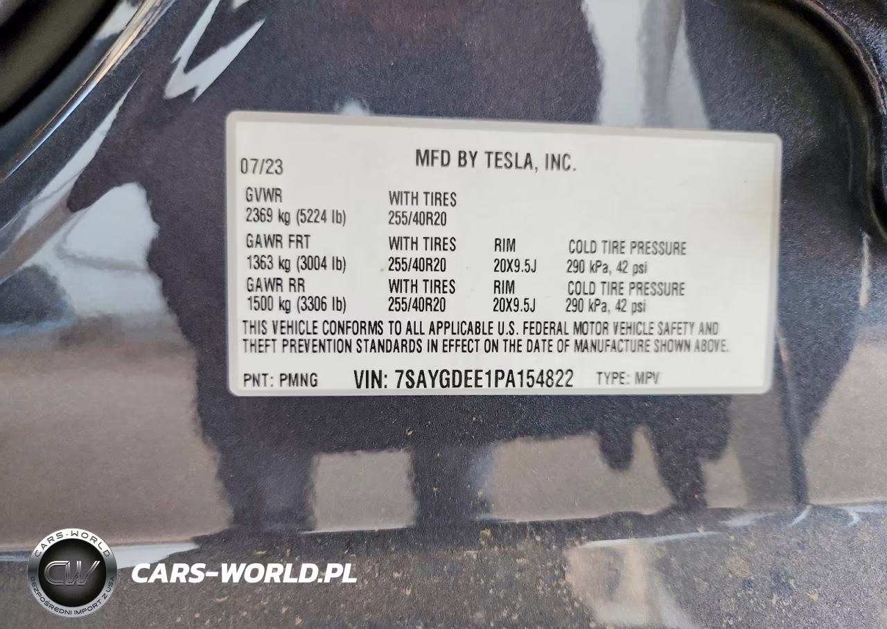 2023 Tesla Model Y VIN:7SAYGDEE1PA154822 - 13