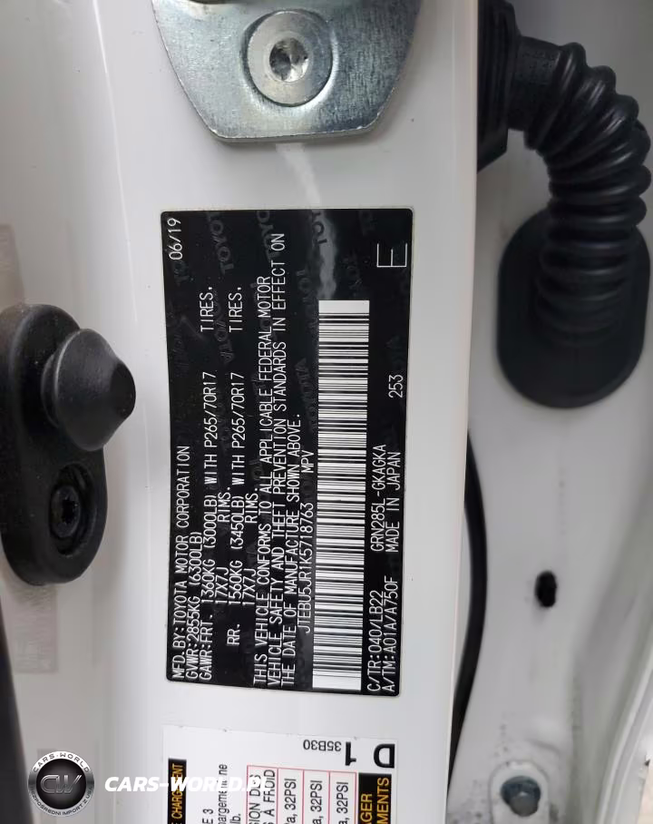 2019 Toyota 4Runner Sr5-Sr5 Premium VIN:JTEBU5JR1K5718763 - 13