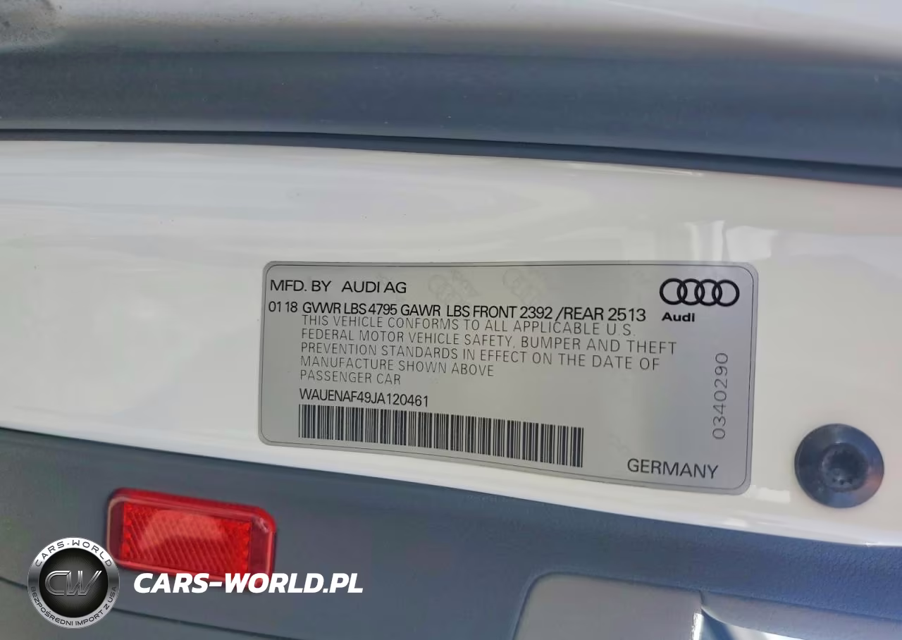 2018 Audi A4 Premium Plus VIN:WAUENAF49JA120461 - 12