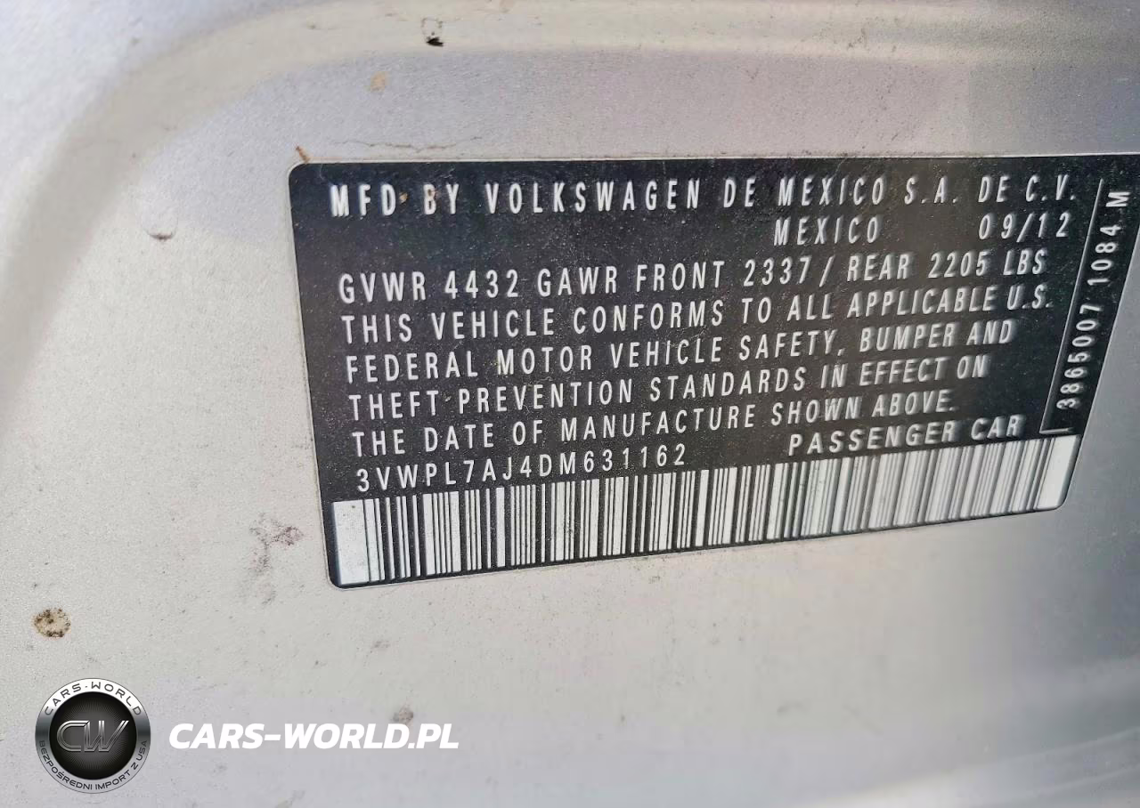 2013 Volkswagen Jetta Tdi VIN:3VWPL7AJ4DM631162 - 12
