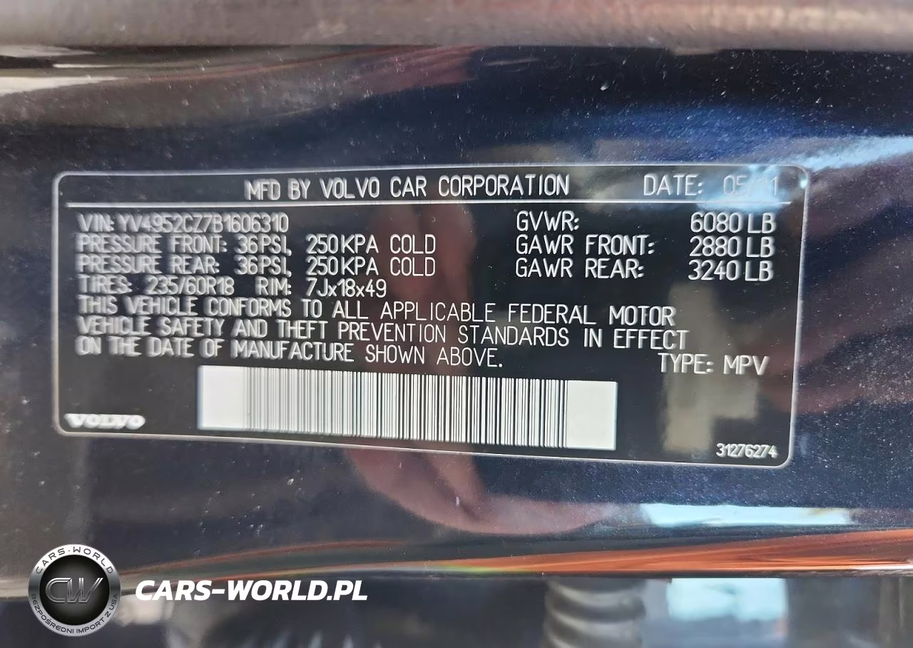 2011 Volvo Xc90 3.2 VIN:YV4952CZ7B1606310 - 13