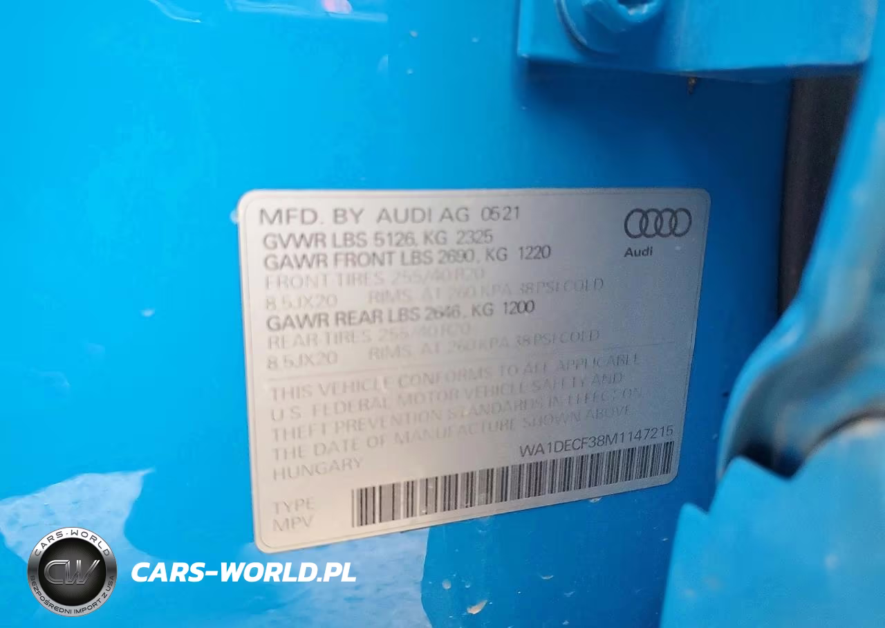 2021 Audi Q3 Premium S Line 45 VIN:WA1DECF38M1147215 - 14