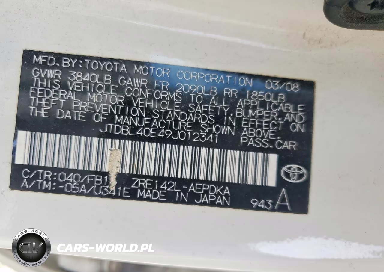 2009 Toyota Corolla Le VIN:JTDBL40E49J012341 - 12