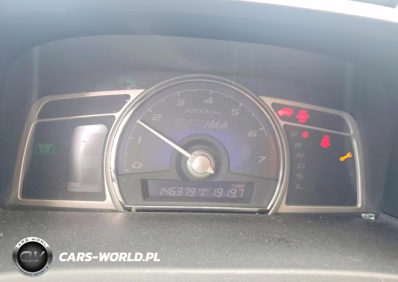 2007 Honda Civic Hybrid VIN:JHMFA36207S024555 - 9