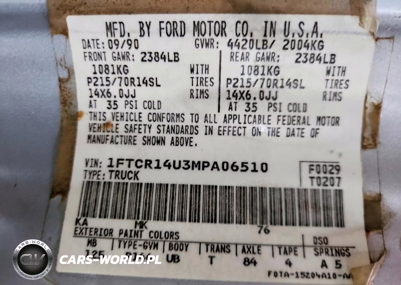 1991 Ford Ranger Super Cab VIN:1FTCR14U3MPA06510 - 12