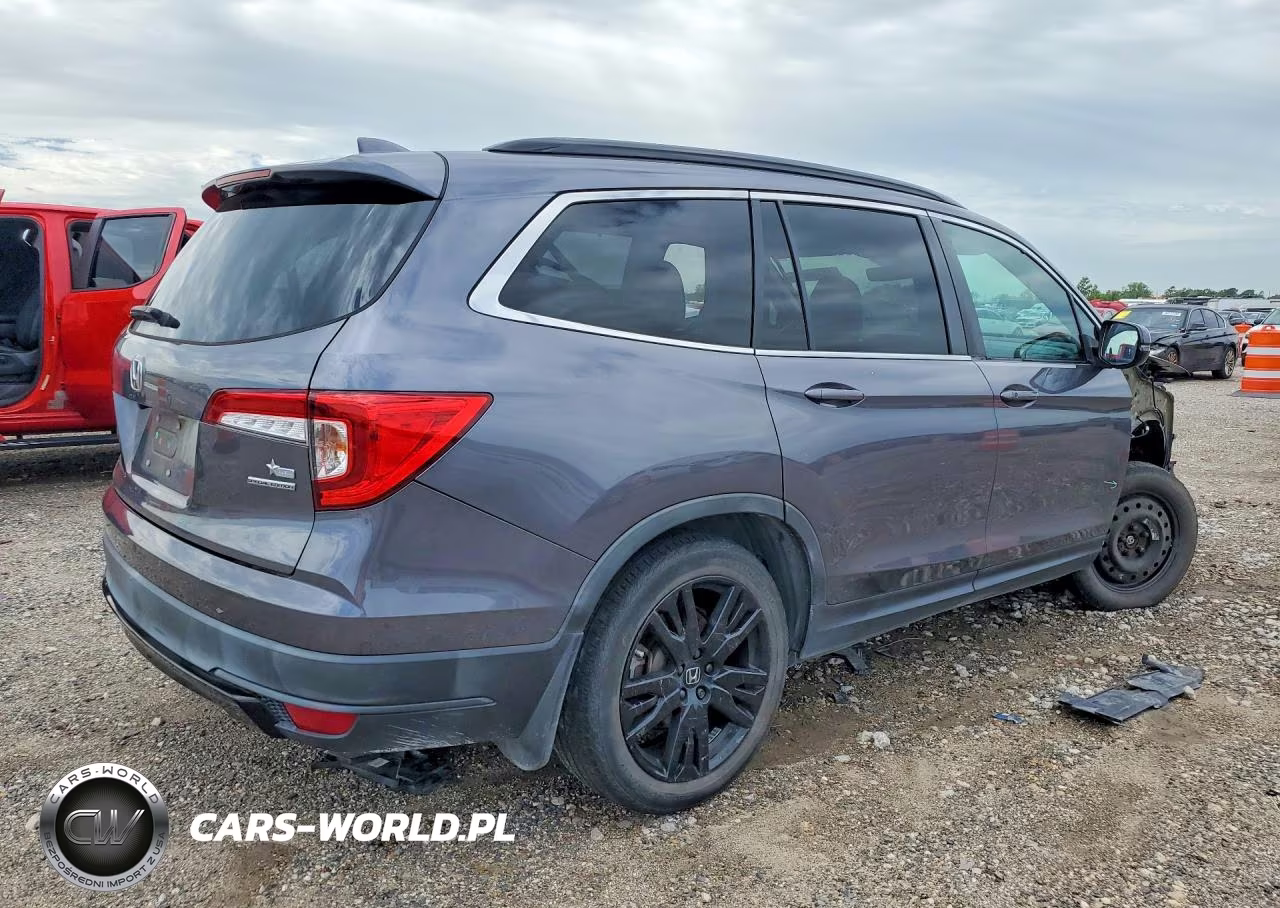 2021 Honda Pilot Se VIN:5FNYF5H20MB040946 - 3