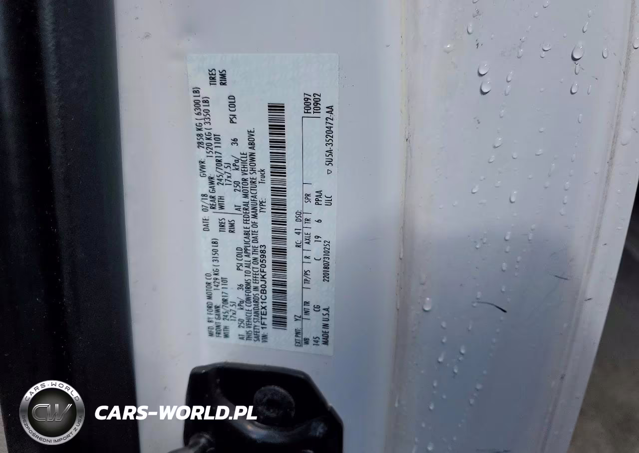 2018 Ford F150 Super Cab VIN:1FTEX1CB0JKF05983 - 12