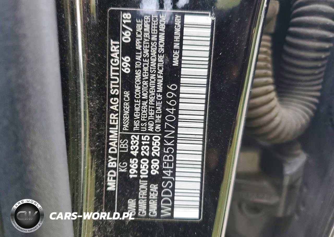2019 Mercedes-Benz Cla 250 VIN:WDDSJ4EB5KN704696 - 13