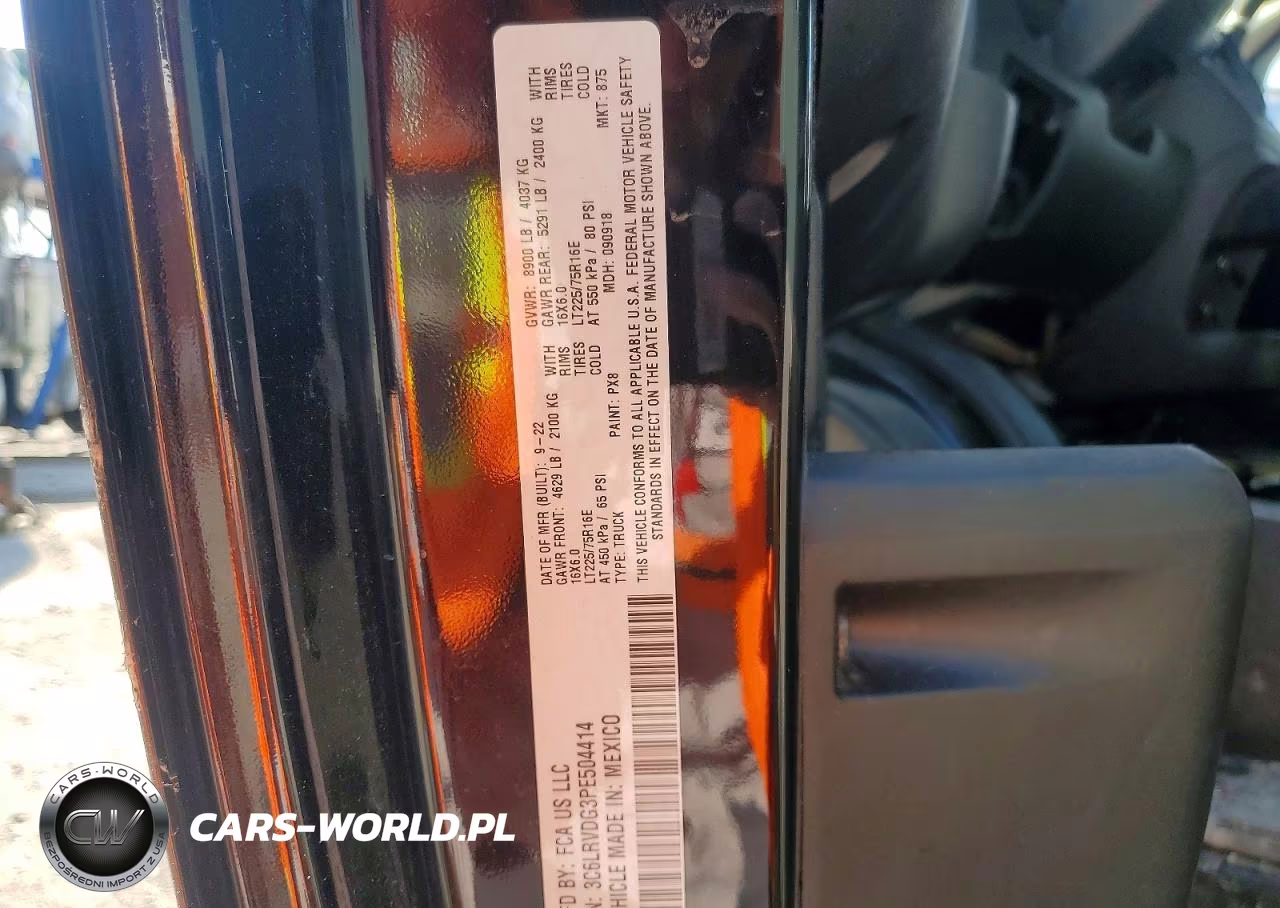 2023 Ram Promaster 2500 Delivery Van VIN:3C6LRVDG3PE504414 - 12