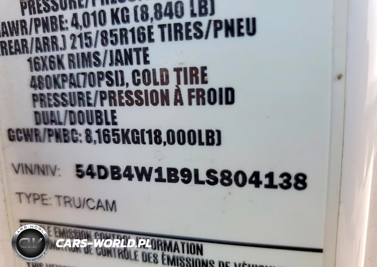 2020 Isuzu Npr VIN:54DB4W1B9LS804138 - 14