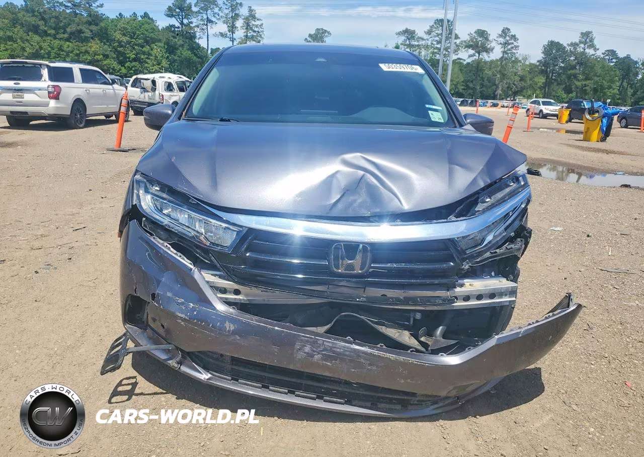 2022 Honda Odyssey Touring VIN:5FNRL6H81NB056338 - 5
