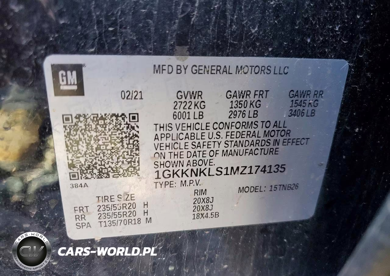 2021 GMC Acadia Sle VIN:1GKKNKLS1MZ174135 - 14