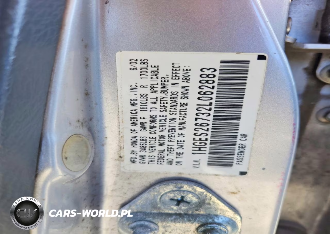2002 Honda Civic Ex VIN:1HGES26732L062883 - 12